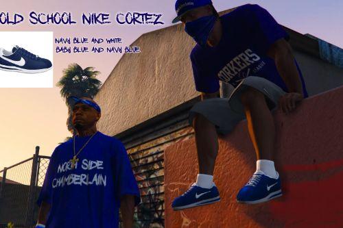 Franklin's Nike Cortez - Blue Division 